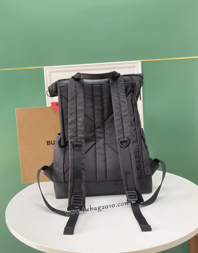 Burberry專門店新款男士雙肩包 巴寶莉Thomas Bur專屬標識圖案提花尼龍布背包 yxb1310